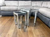 Ornate Mirrored Double Nest of Tables - AC004