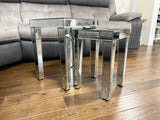 Ornate Mirrored Double Nest of Tables - AC004