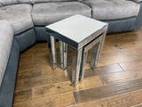 Ornate Mirrored Double Nest of Tables - AC004