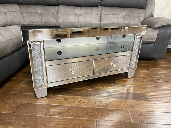 Glitz Large Diamante TV Cabinet - CD094