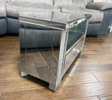 Glitz Low Corner Diamante TV Cabinet - CD096