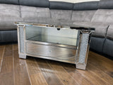 Glitz Low Corner Diamante TV Cabinet - CD096