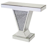 Glitz Diamante V Shape Console Table - CD098