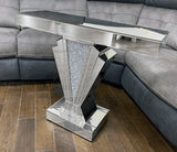 Glitz Diamante V Shape Console Table - CD113