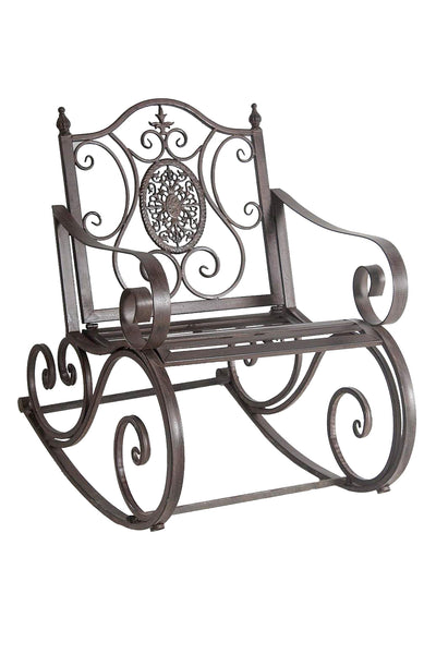 Wrought Iron Metal Rocking Chair - FA004