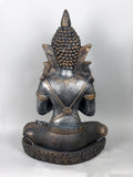 Silver & Copper Praying Lotus Buddha Ornament - FC019