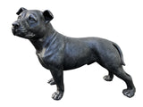 Grey Outdoor Staffordshire Bull Terrier Ornament - FC051