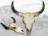 Small Bull - Ram Skull Wall Ornament - JG016