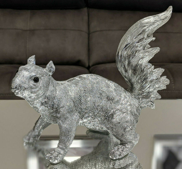 Silver Electroplated Squirrel Ornament - JG020