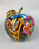 Multicolour Graffiti Apple Ornament - JG042