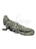 Silver Life Like Iguana Ornament - NY008