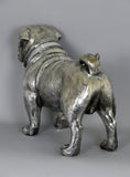 Silver Electroplated Standing Pug Ornament - NY029