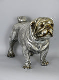 Silver Electroplated Standing Pug Ornament - NY029