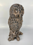 Carved Wood Effect Tawny Owl Garden Ornament - FC057