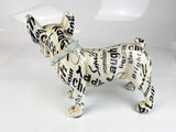 Newspaper Happy Headlines French Bulldog Ornament - NY076