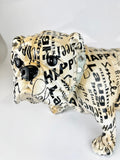 Newspaper Happy Headlines British Bulldog Ornament - NY079