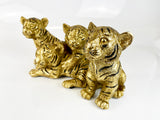 Gold Tiger Cubs Ornament - NY082