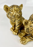 Gold Tiger Cubs Ornament - NY082