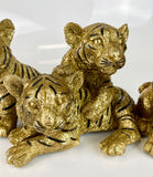 Gold Tiger Cubs Ornament - NY082