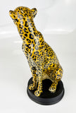 Sitting Leopard Ornament - NY083