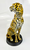 Sitting Leopard Ornament - NY083