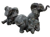 Trio of Playful Baby Elephants Ornament - TM005