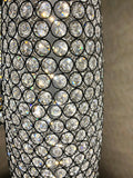 Silver Chrome Crystal Gherkin Table Lamp (3 LED Tone) - WLT1003-M