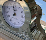 CD170 - Napoleon Crushed Diamante Mantle Clock
