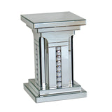 Small Prism Crystal Mirrored Pillar - CD176