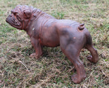 Rusty the Bulldog Rustic Effect Ornament - FC061