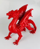 Small Red Gloss Dragon Ornament - JG036