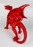 Small Red Gloss Dragon Ornament - JG036