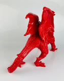 Small Red Gloss Dragon Ornament - JG036