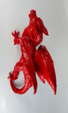 Small Red Gloss Dragon Ornament - JG036