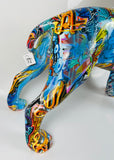 Multicolour Graffiti Large Staffordshire Bull Terrier Ornament - JG048