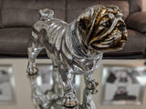 Silver Electroplated Standing Pug Ornament - NY029